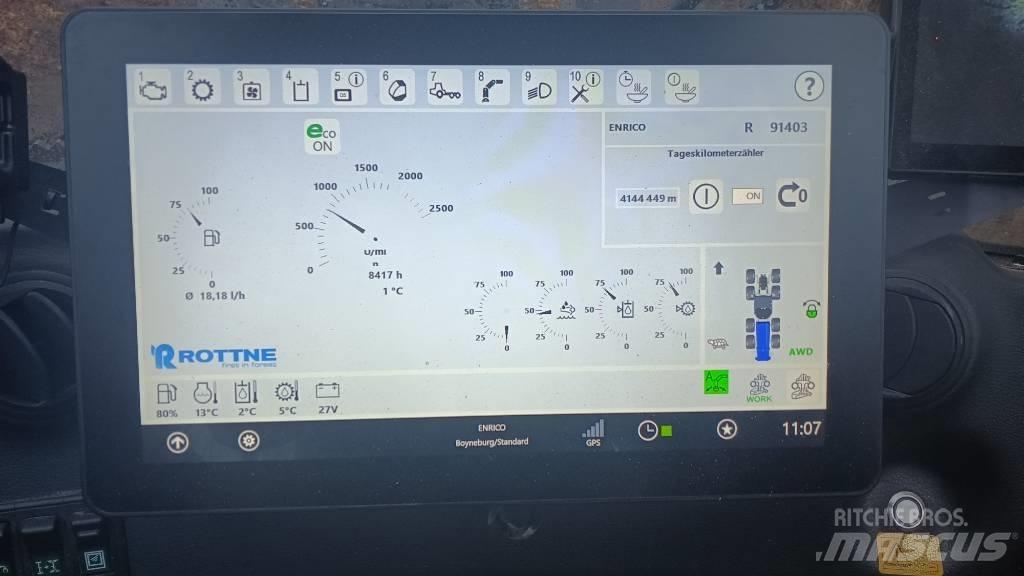Rottne H21D SP 661 Processadores florestais