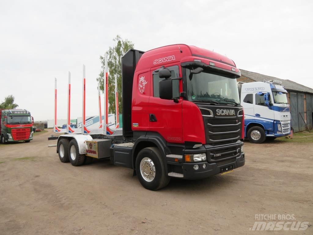 Scania R 520 Camiões de transporte de troncos