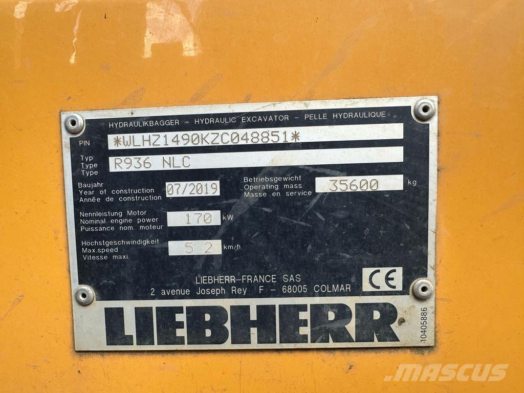 Liebherr R936 NLC Escavadoras de rastos