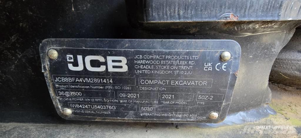 JCB 50 Z-2 Mini Escavadoras <7t