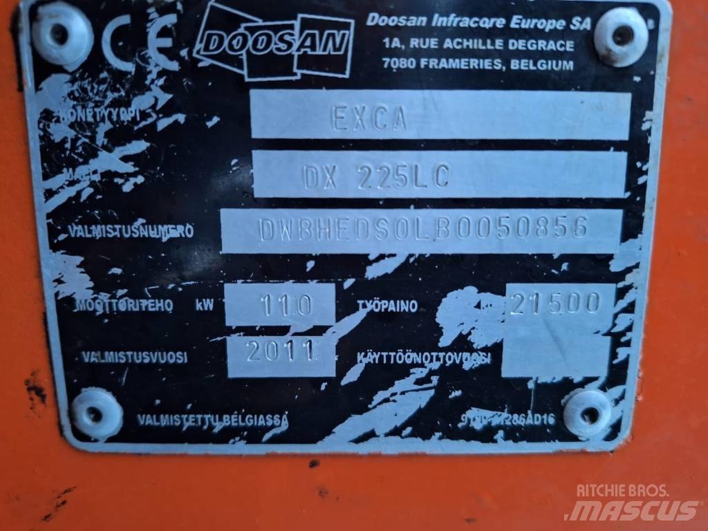 Doosan DX 225 LC Escavadoras de rastos