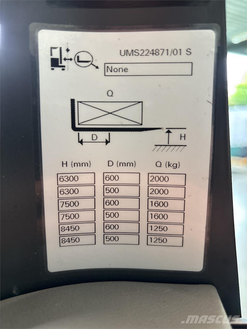 Atlet UMS200 Empilhadores Elevadores
