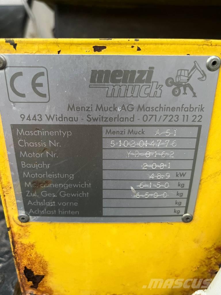 Menzi Muck A51 Escavadoras especiais