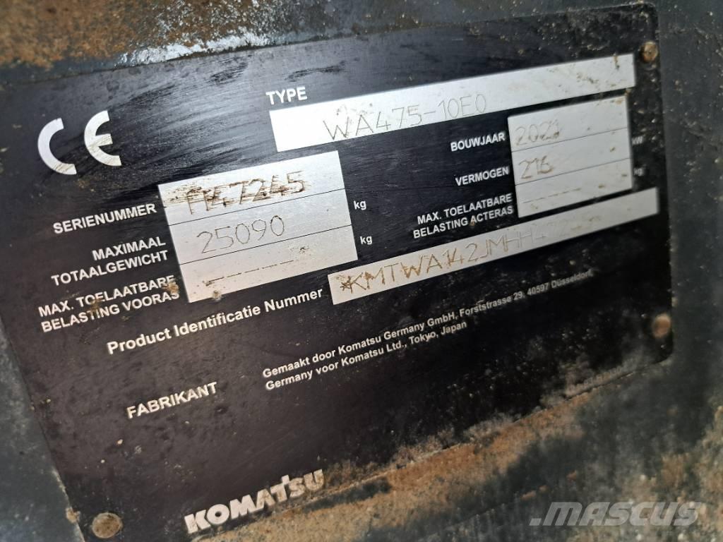 Komatsu WA 475-10E0 Pás carregadoras de rodas