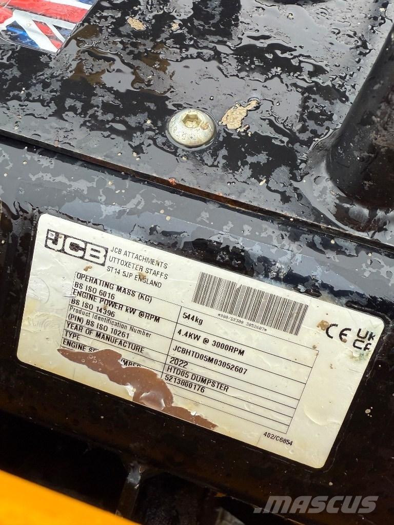 JCB HT D5 Dumpers de lagartas