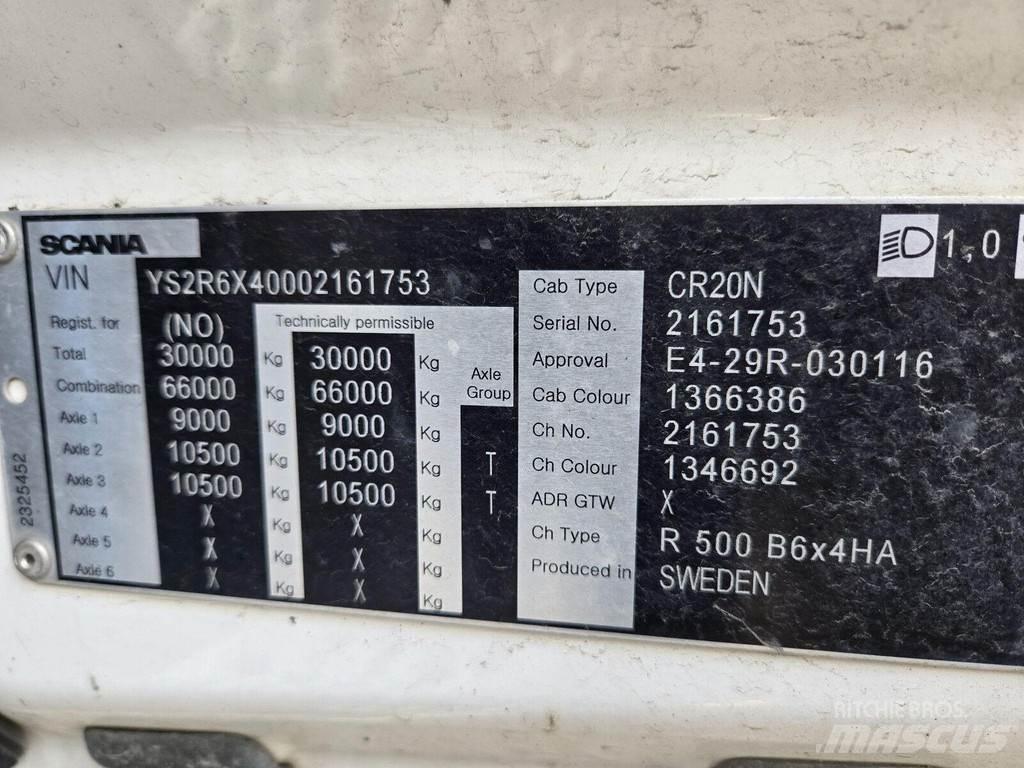 Scania R500 6X4 Camiões basculantes