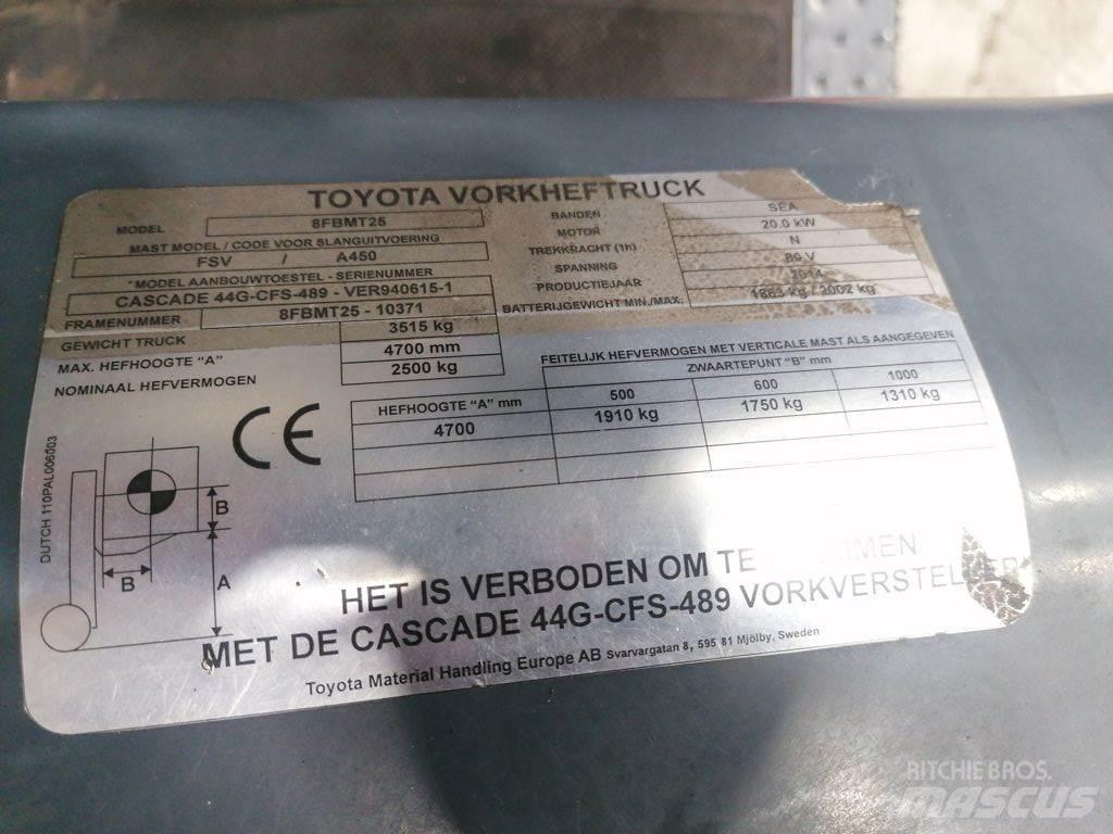 Toyota 8FBMT25 Empilhadores eléctricos