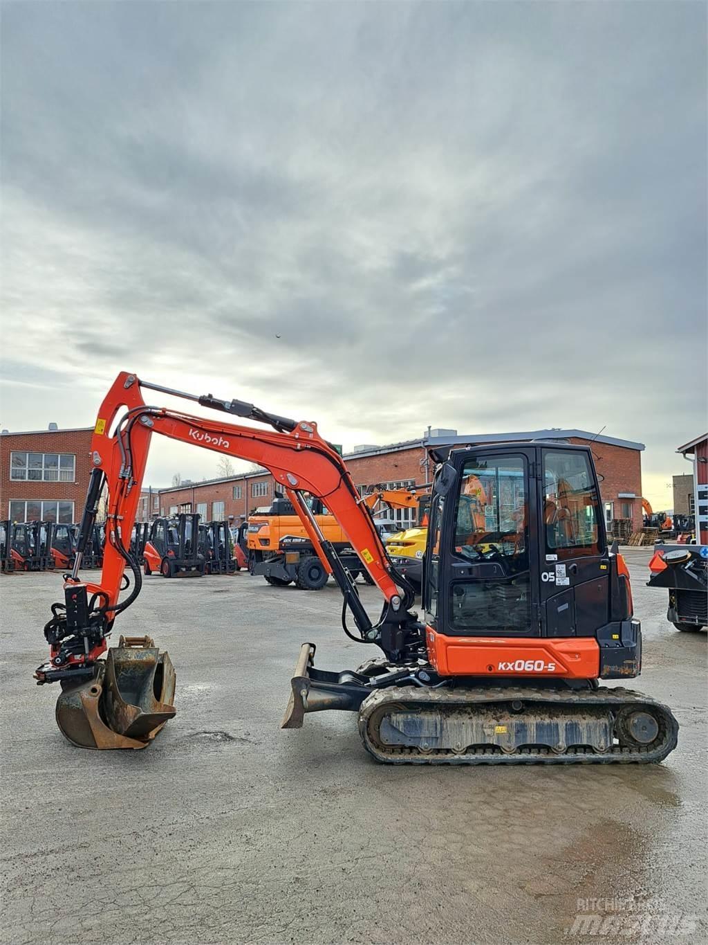 Kubota KX060-5 Mini Escavadoras <7t