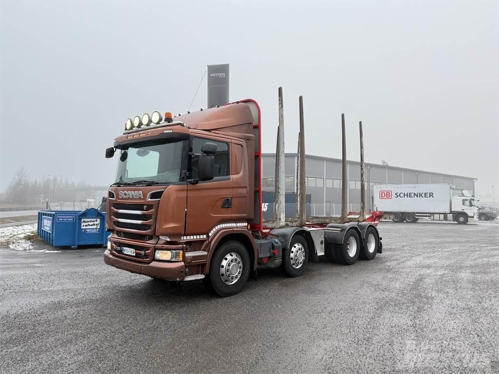 Scania R 730 8X4 Camiões de transporte de troncos
