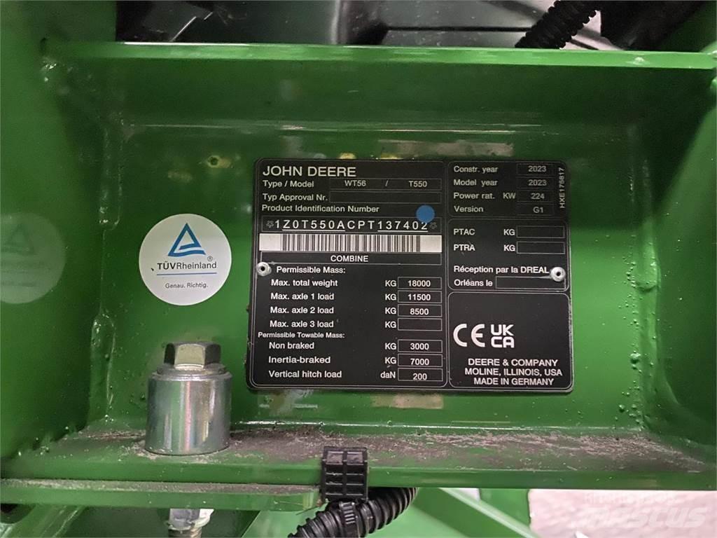 John Deere T550i Ceifeiras debulhadoras