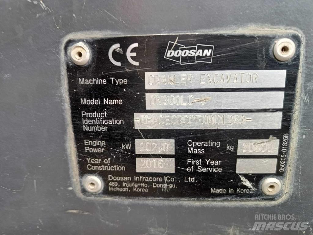 Doosan DX 300 LC-5 Escavadoras de rastos