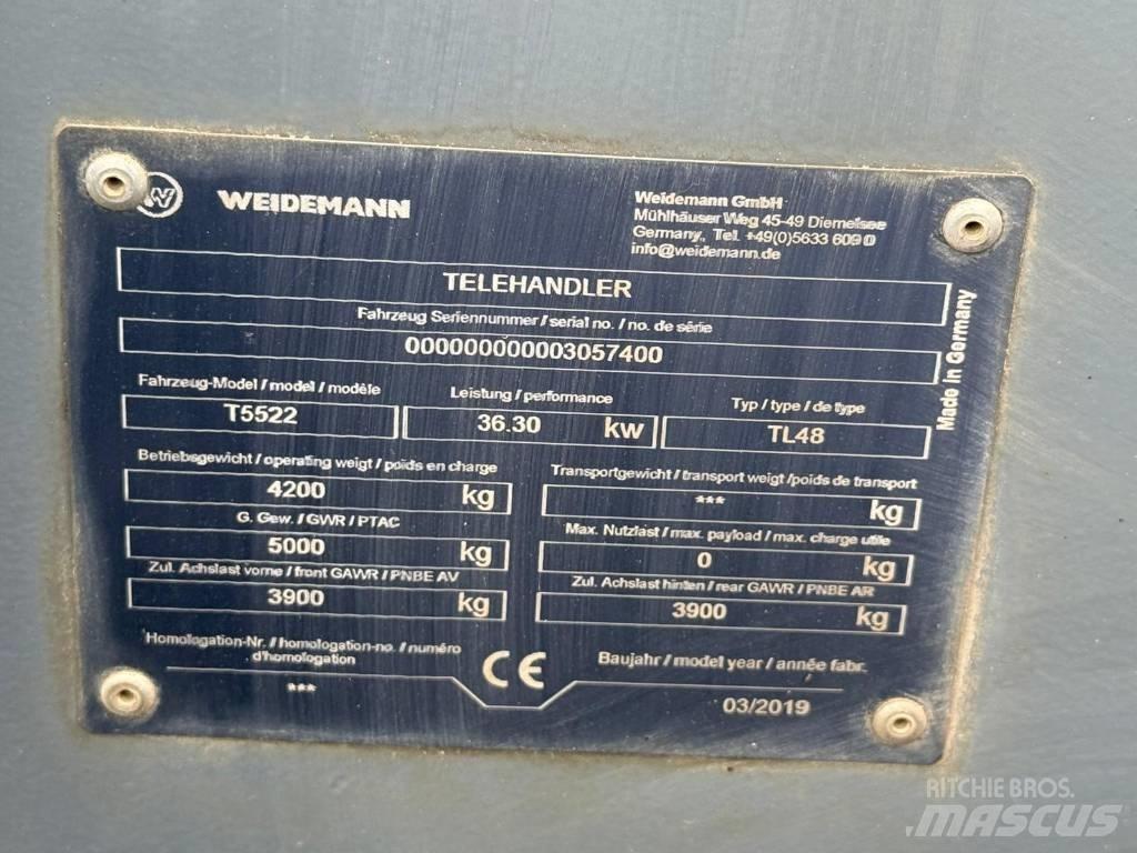 Weidemann T5522 Telescópicas para Agricultura