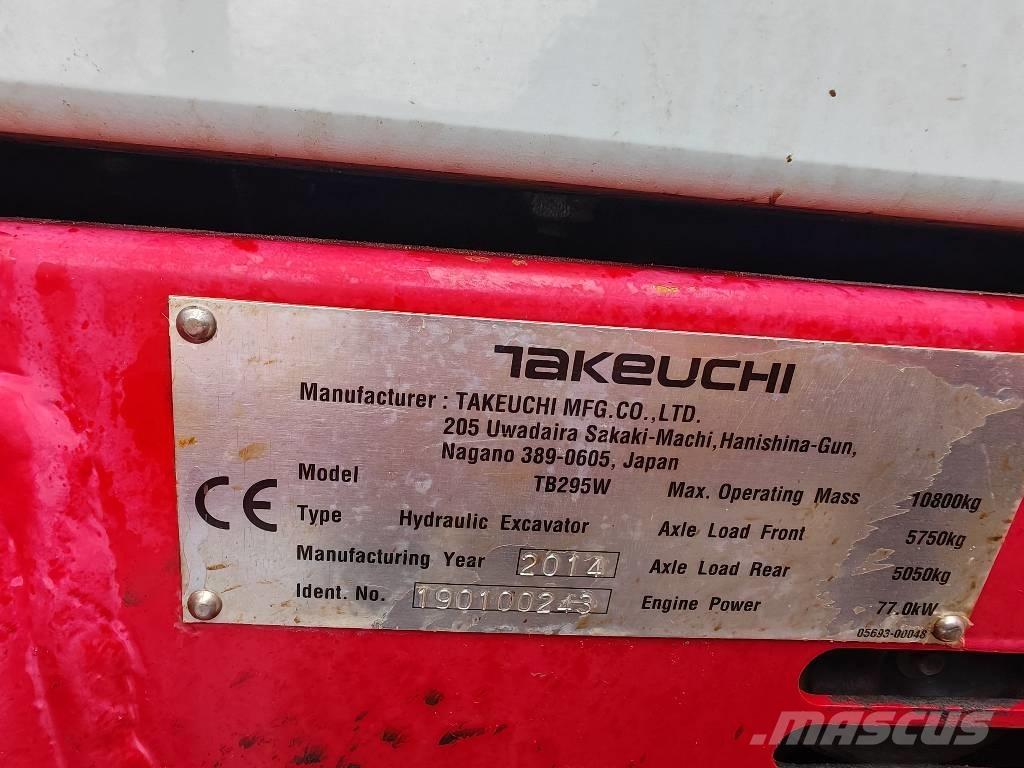 Takeuchi TB295W Escavadoras de rodas