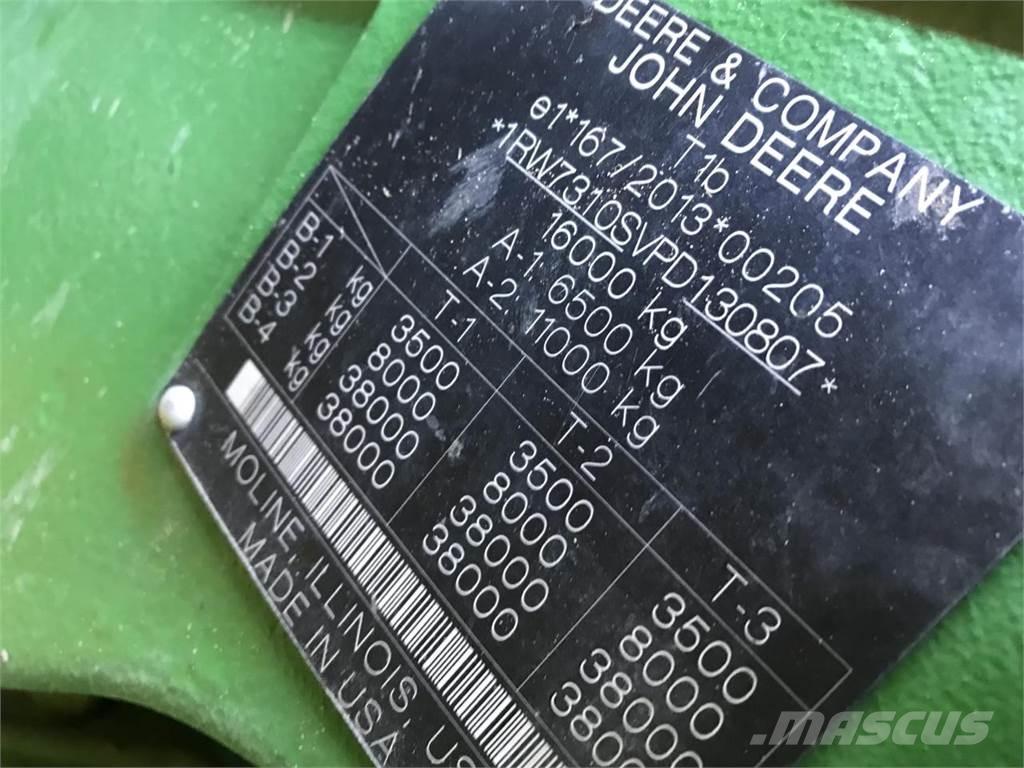 John Deere 7R 310 Tratores Agrícolas usados