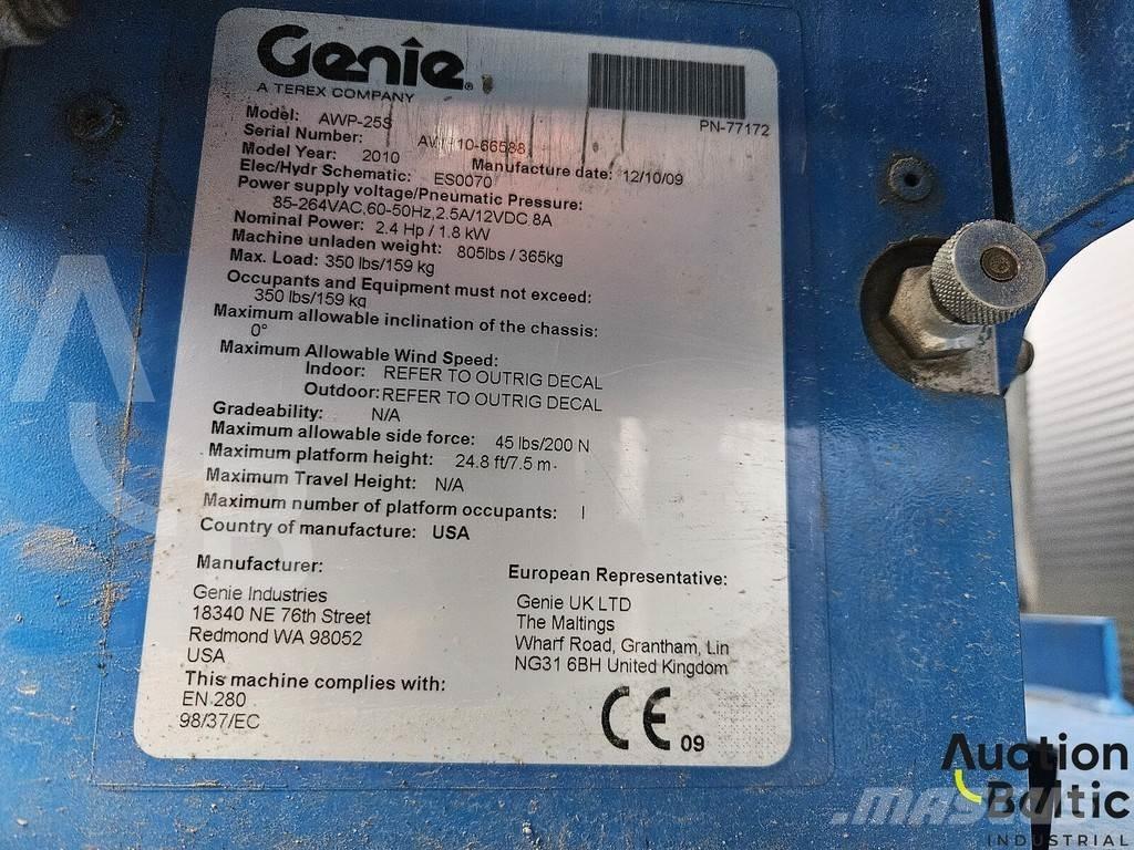 Genie AWP 25 S Outros elevadores e plataformas