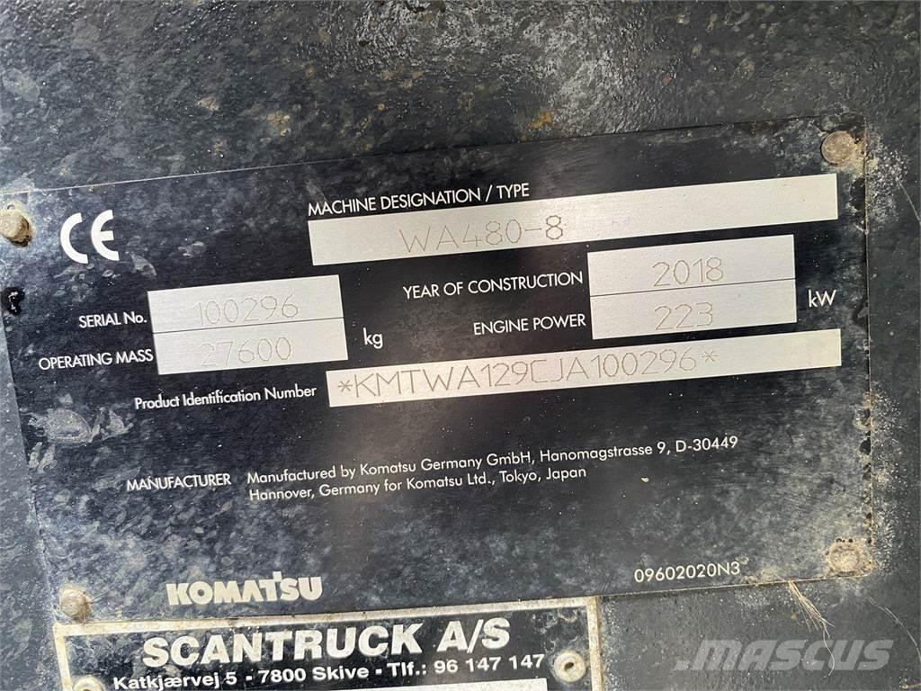 Komatsu WA480-8 Pás carregadoras de rodas