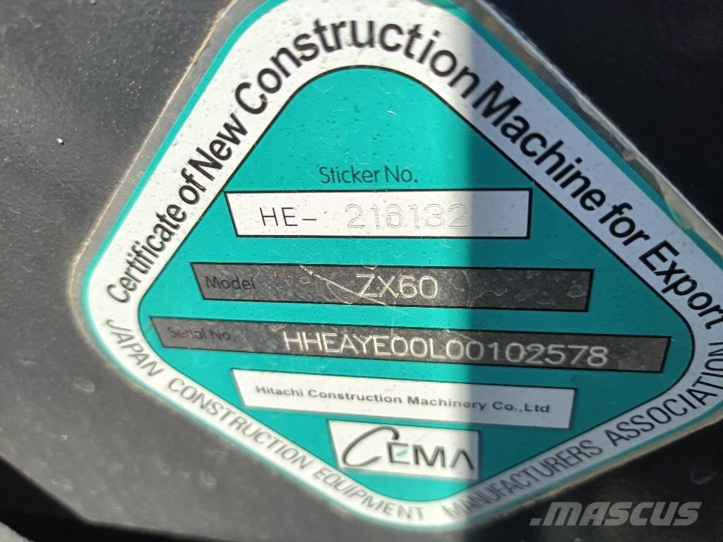 Hitachi 60 Escavadoras de rastos