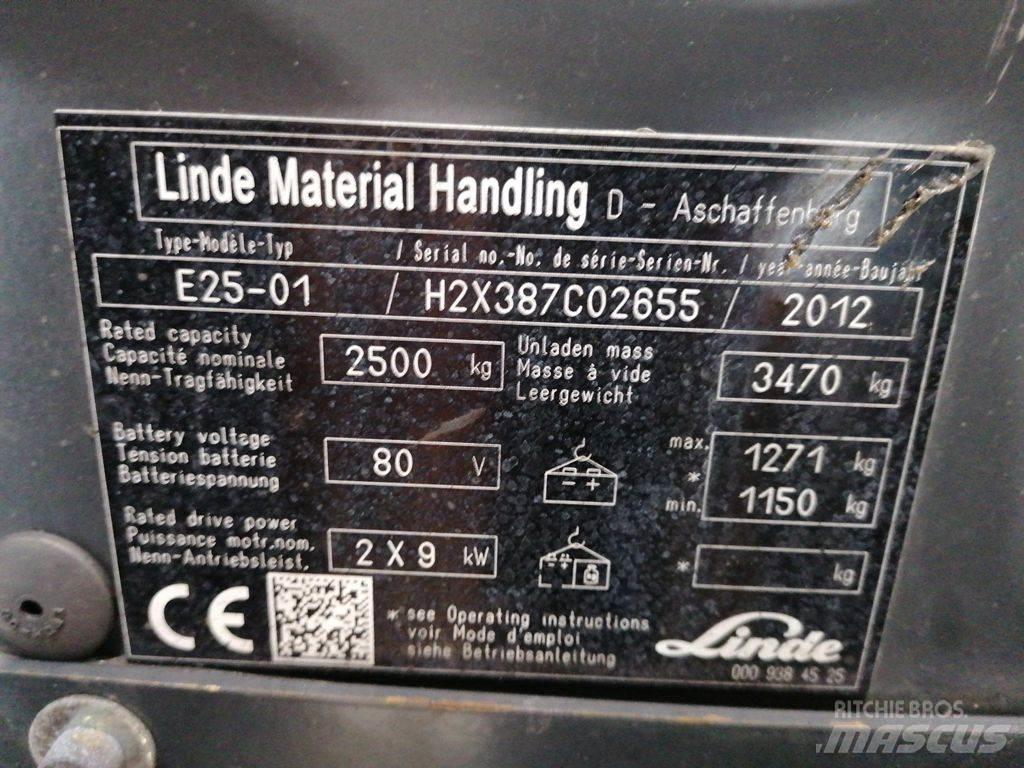 Linde E25-01 Empilhadores eléctricos