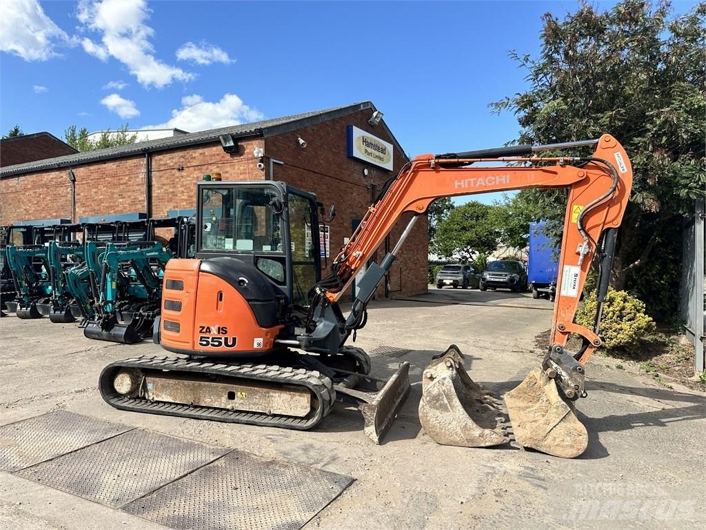 Hitachi 55U Mini Escavadoras <7t