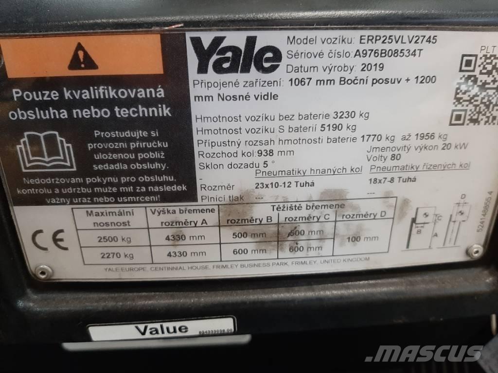 Yale ERP 25 VL Empilhadores eléctricos