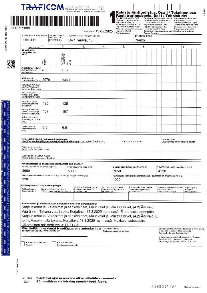 Närko Dollyc2ms11p11 Reboques dolly