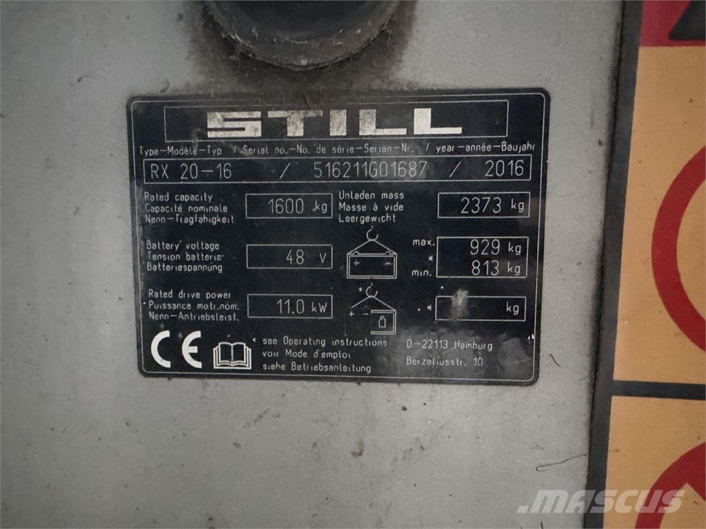 Still RX20-16 Empilhadores eléctricos