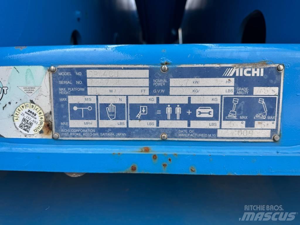 Aichi SP 14 CJ Elevadores braços Telescópicos