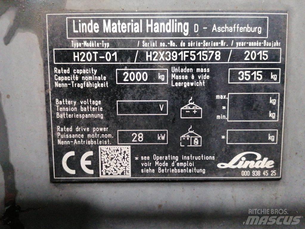 Linde H20T-01 Empilhadores a gás