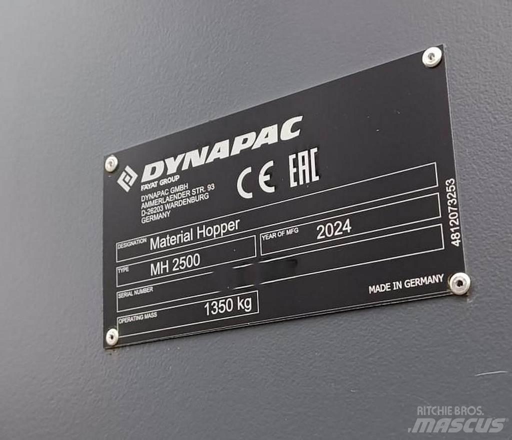 Dynapac MH2500 Alimentadores de animais