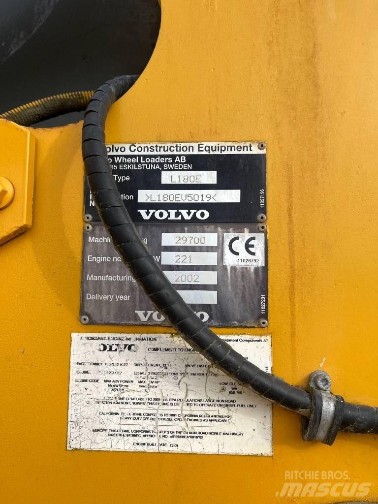 Volvo L 180 E Pás carregadoras de rodas