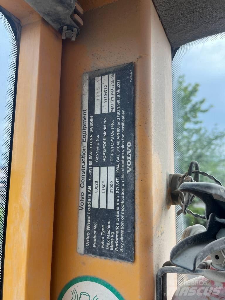 Volvo L 180 E Pás carregadoras de rodas
