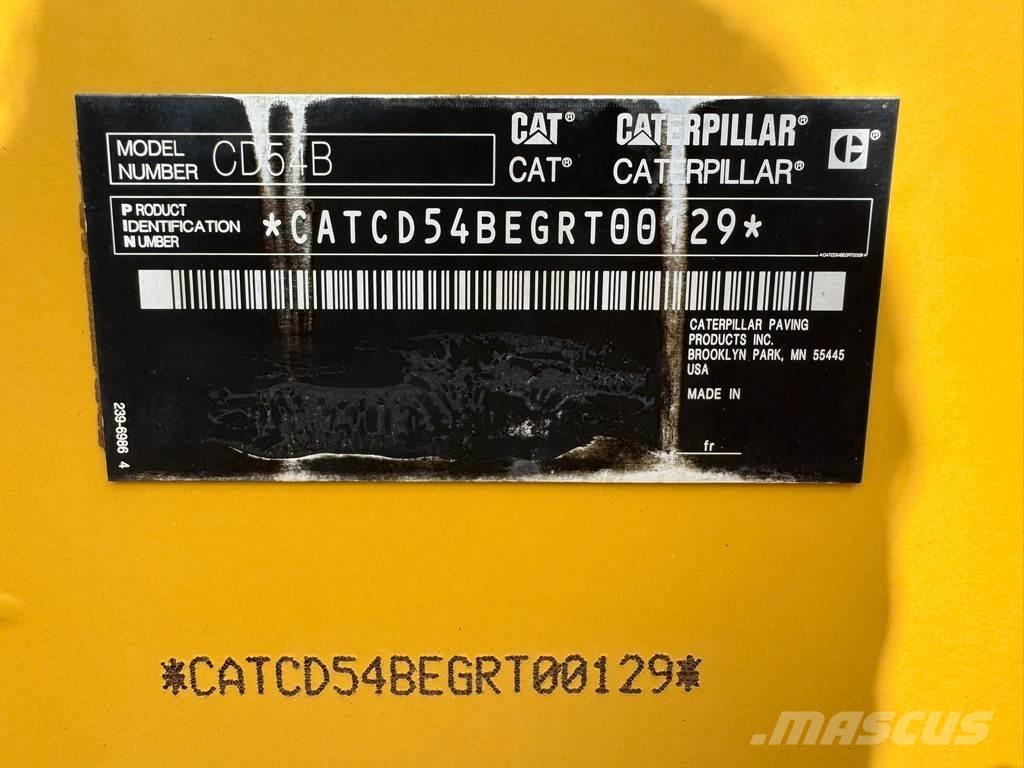CAT CD54B Cilindros Compactadores tandem