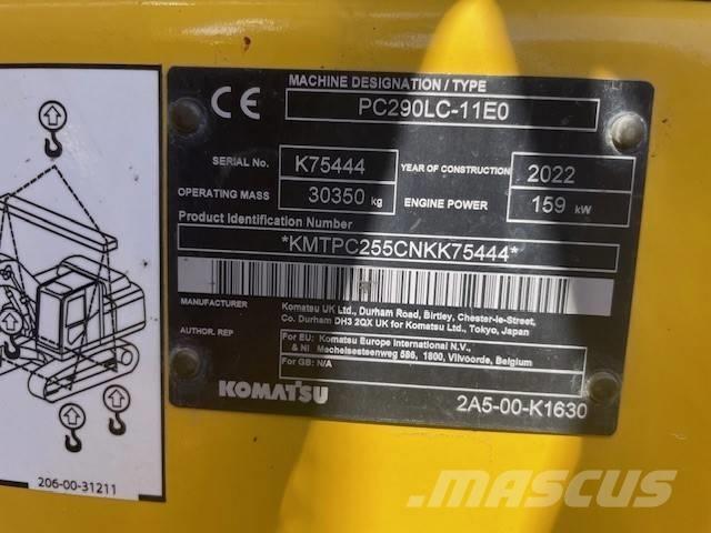Komatsu PC 290 LC-11 Escavadoras de rastos