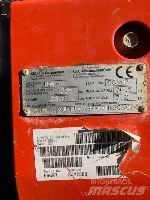 Kubota U 48-4 Mini Escavadoras <7t