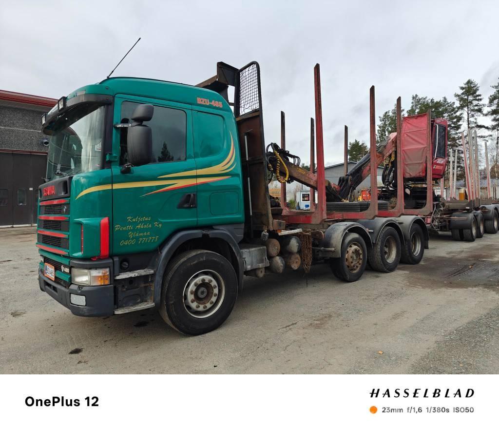 Scania R 164 8X4 Camiões de transporte de troncos