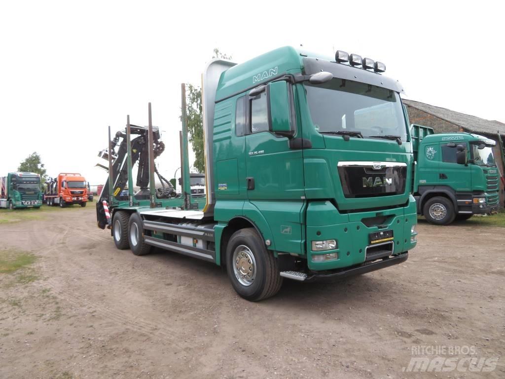 MAN 33 480 Camiões de transporte de troncos