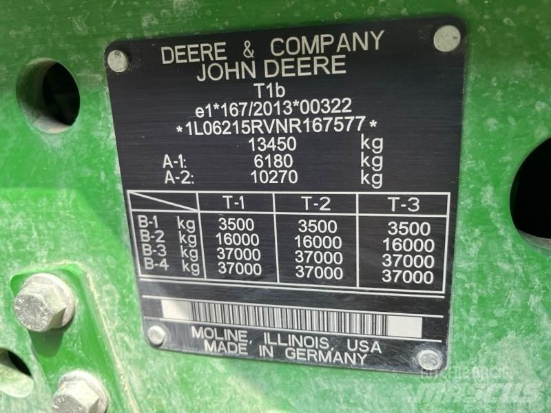 John Deere 6R215 Tratores Agrícolas usados