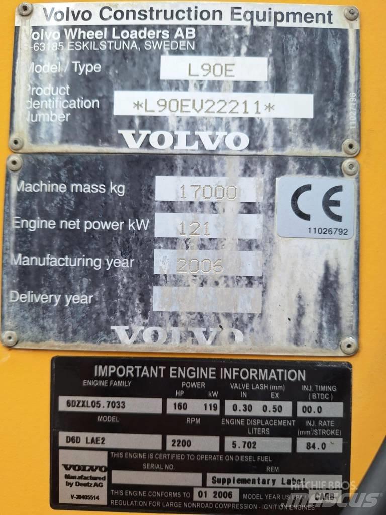 Volvo L 90 E Pás carregadoras de rodas