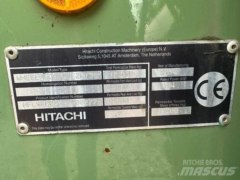 Hitachi ZW 150 Pás carregadoras de rodas