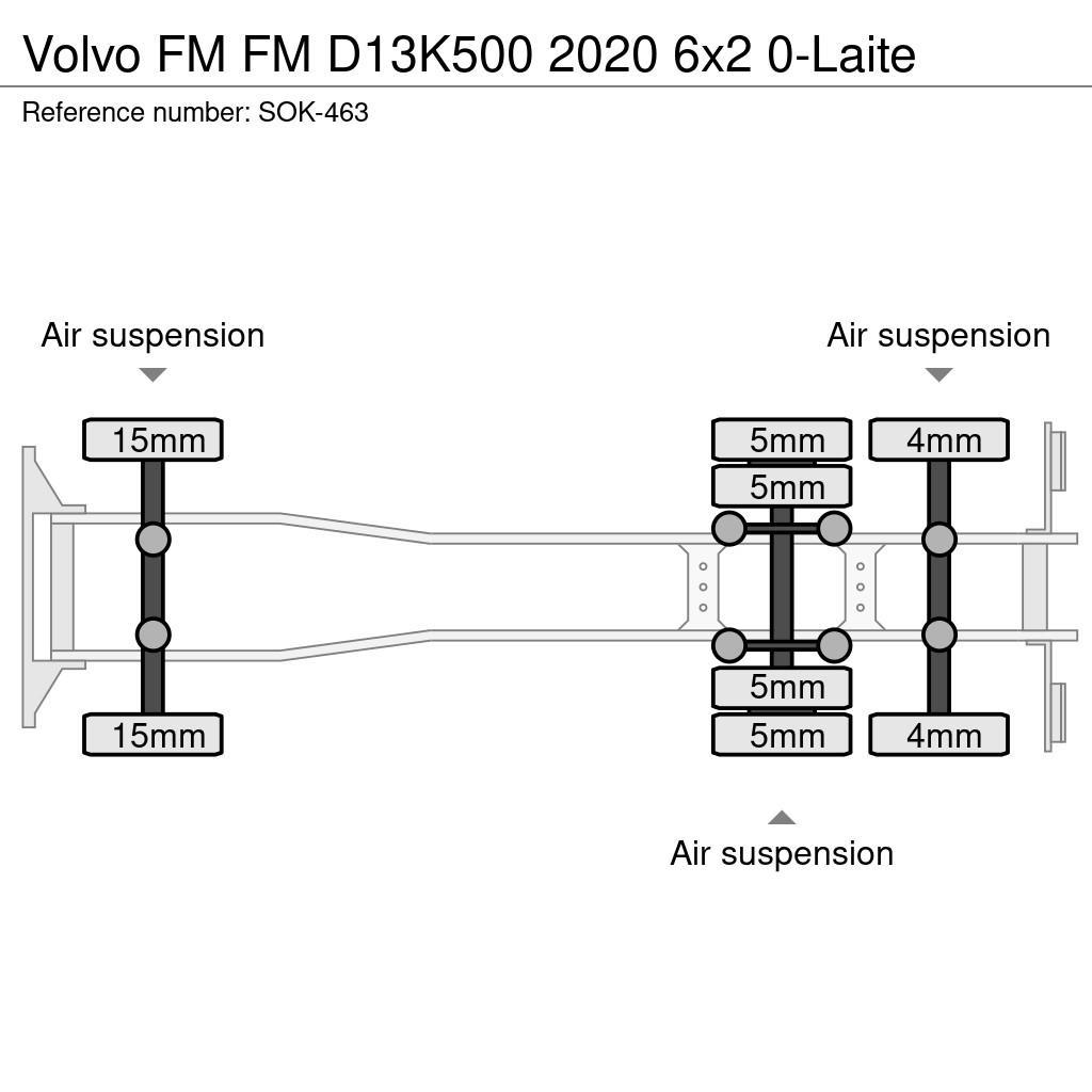 Volvo FM Camiões caixa desmontável com elevador de cabo