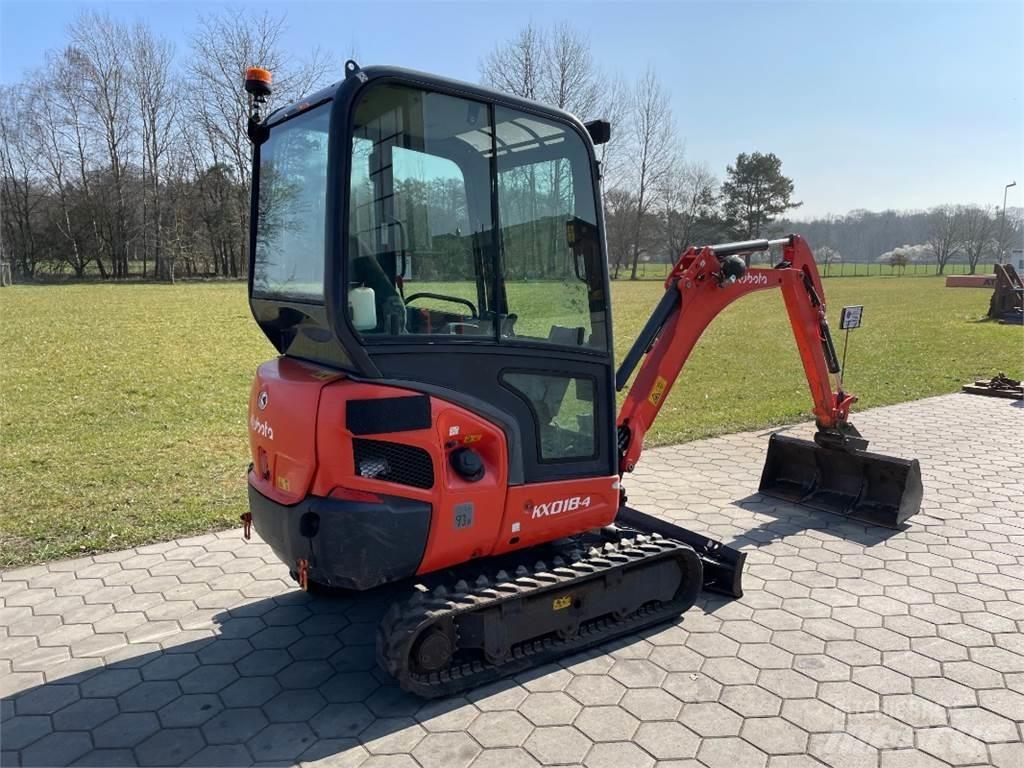 Kubota KX18-4 Mini Escavadoras <7t