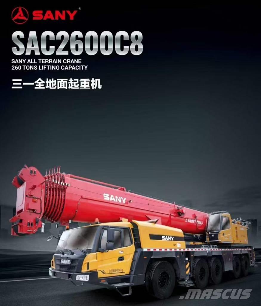 Sany SAC2600C8 Gruas Todo terreno