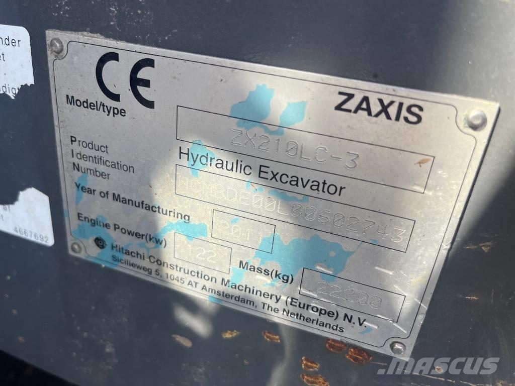 Hitachi ZX 210 LC-3 Escavadoras de rastos
