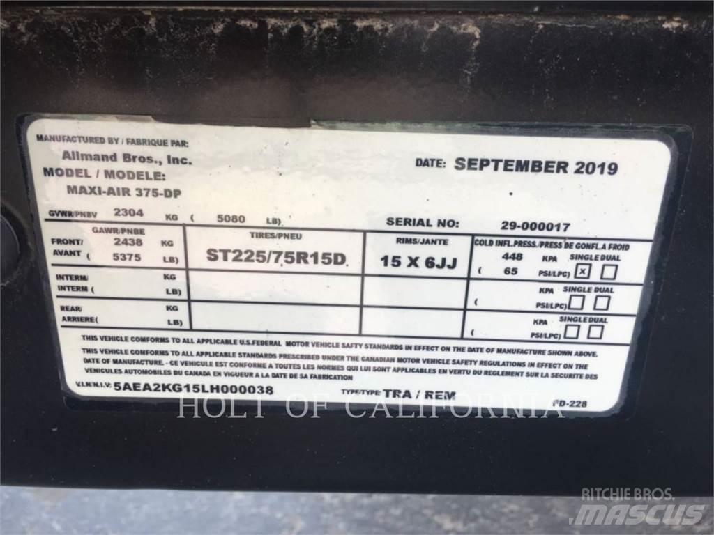 Allmand COMPRES375 Secadores de ar comprimido