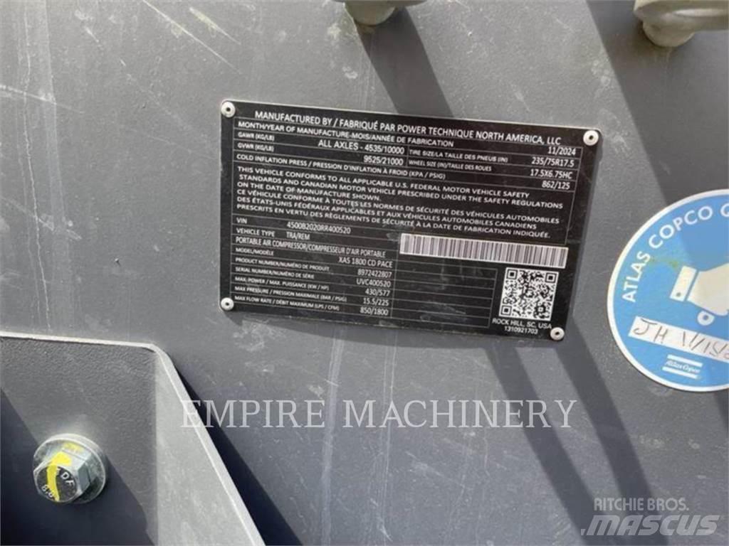 Atlas Copco XAS1800CD Compressores