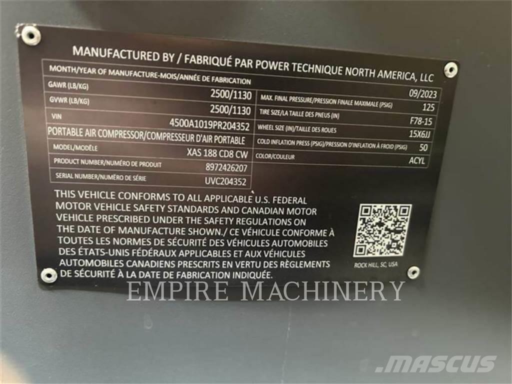 Atlas Copco XAS188CD Compressores