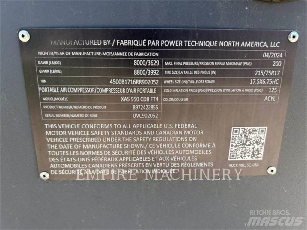 Atlas Copco XAS950CD Compressores