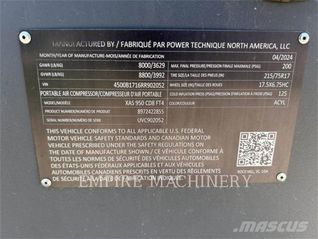Atlas Copco XAS950CD Compressores
