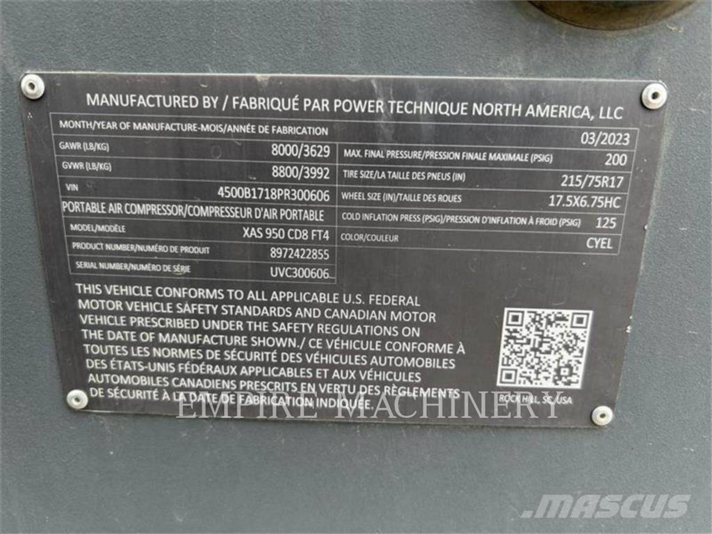 Atlas Copco XAS950CD Compressores