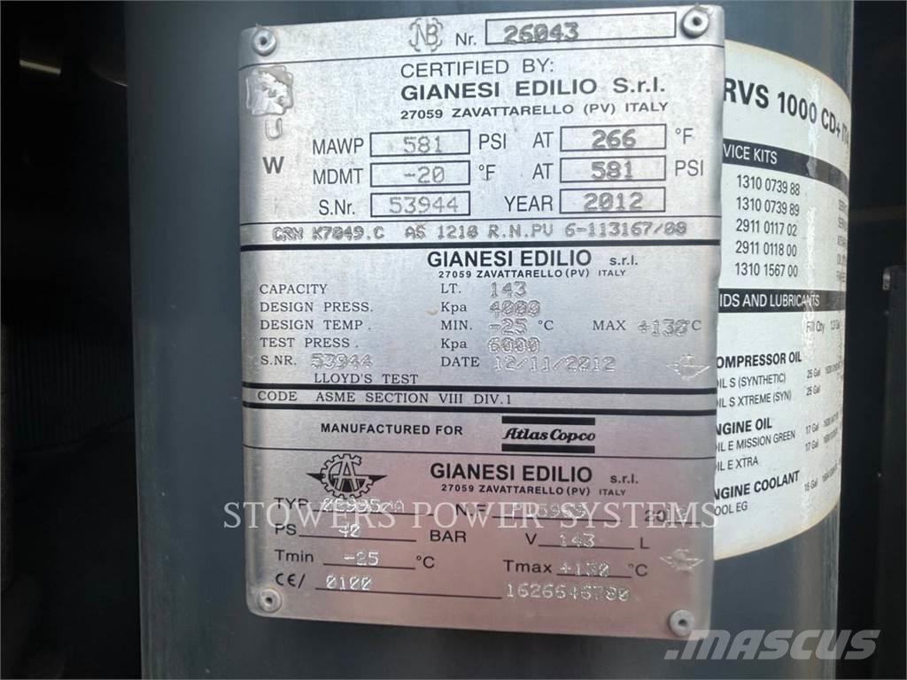 Atlas Copco XRVS1000 Secadores de ar comprimido